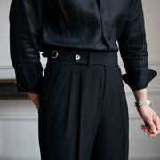 Jesse | Stylish Pleated High Waist Trousers For Men