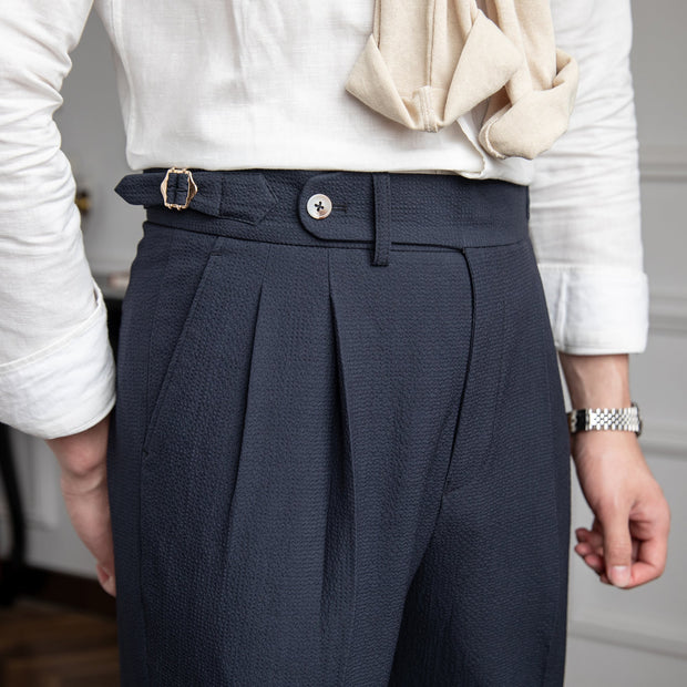 Jesse | Stylish Pleated High Waist Trousers For Men