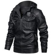 Louie ™ | Stylish Leather Hoodie Jacket For Men