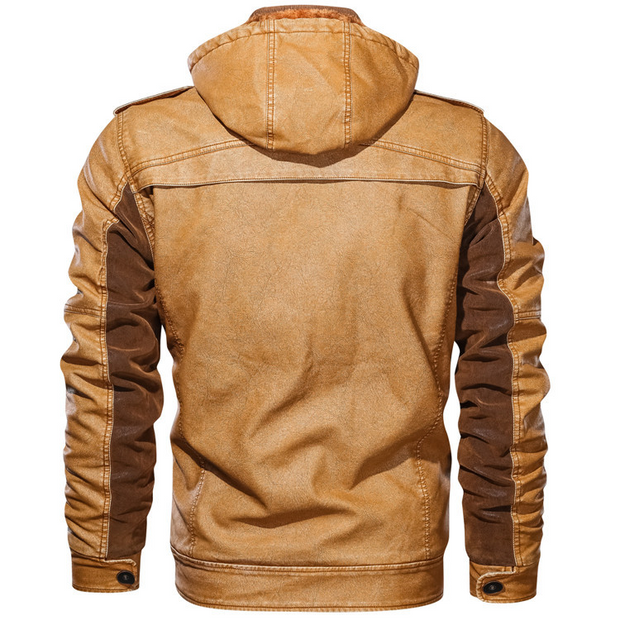 Louie ™ | Stylish Leather Hoodie Jacket For Men