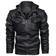 Louie ™ | Stylish Leather Hoodie Jacket For Men