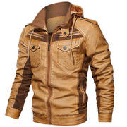 Louie ™ | Stylish Leather Hoodie Jacket For Men