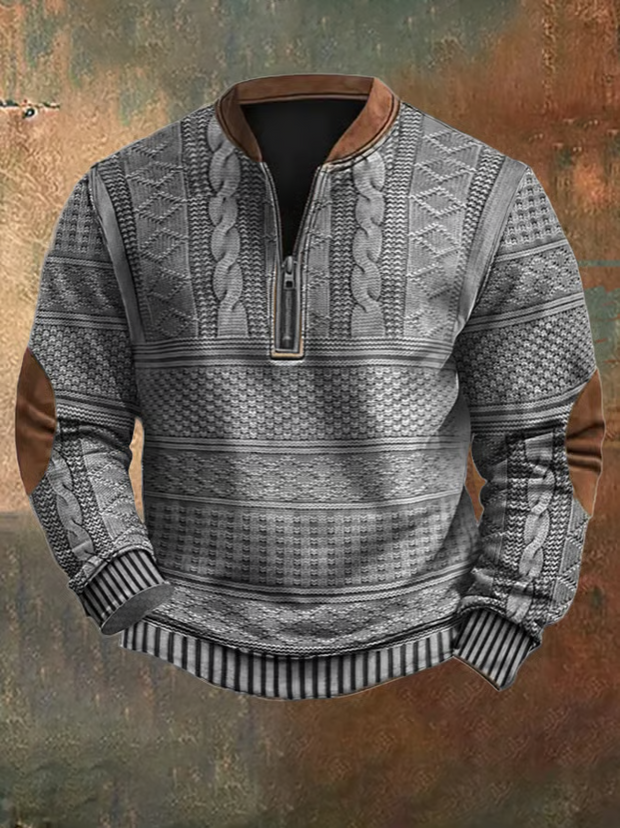 Vintage sweatshirt with zip (2+1 FREE)