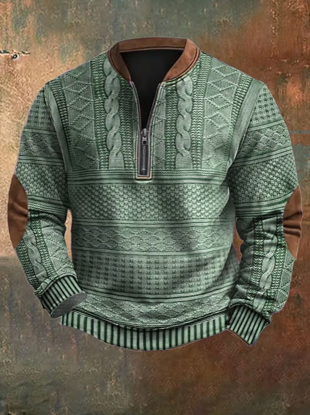 Vintage sweatshirt with zip (2+1 FREE)