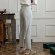Lincoln | Pleated High-Waist Trousers For Men
