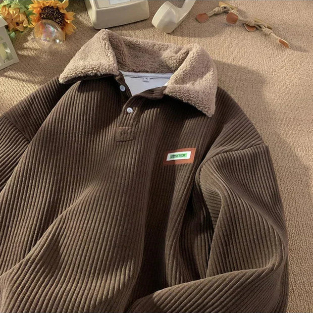 Julius ™ | Half-Zip Sweater with Fleece Collar For Men