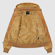 Olaf ™ | Quilted Leather Hooded Jacket For Men
