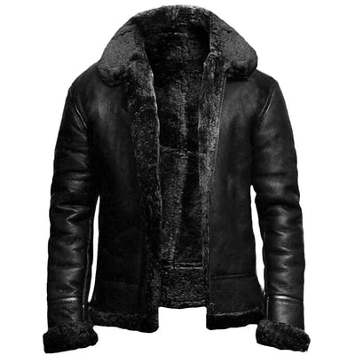 Anker™ | Stylish Shearling Aviator Jacket For Men