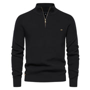 Felix | Zip-Up Ribbed Sweater For Men