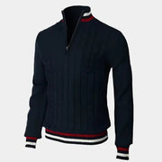 Jack | Stylish Zip-Up Knit Sweater For Men