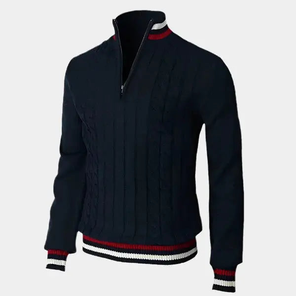 Jack | Stylish Zip-Up Knit Sweater For Men