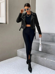 Kaia | Midnight Rebel Moto Jacket