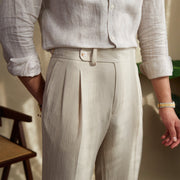 Jesse | Stylish Pleated High Waist Trousers For Men