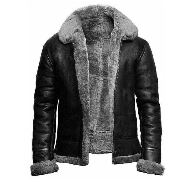 Anker™ | Stylish Shearling Aviator Jacket For Men