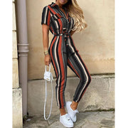 LOVITA | Chic Jumpsuit with Collar