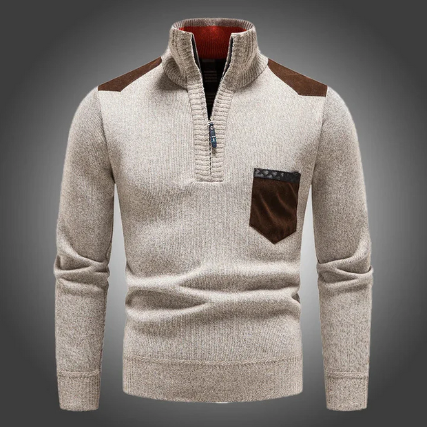 Mitchell | Stylish Zip-Up Sweater For Men