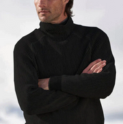 Elliot | Stylish Striped Turtleneck Sweater For Men