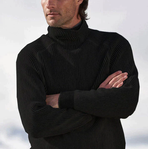 Elliot | Stylish Striped Turtleneck Sweater For Men