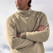 Elliot | Stylish Striped Turtleneck Sweater For Men