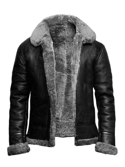 Michael ™ | Premium Shearling Leather Jacket For Men