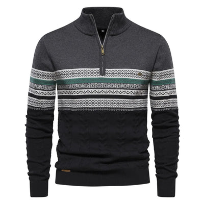 Henning ™ | Stylish Zip-Up Winter Sweater For Men