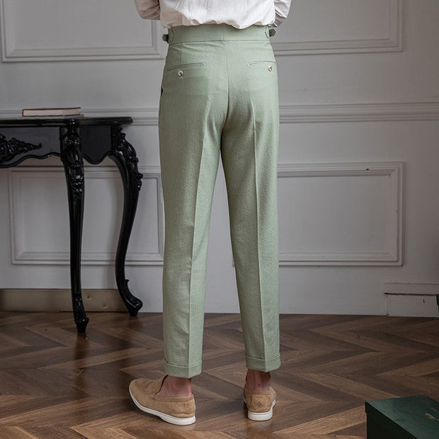 Jesse | Stylish Pleated High Waist Trousers For Men