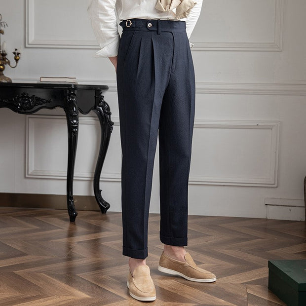 Jesse | Stylish Pleated High Waist Trousers For Men