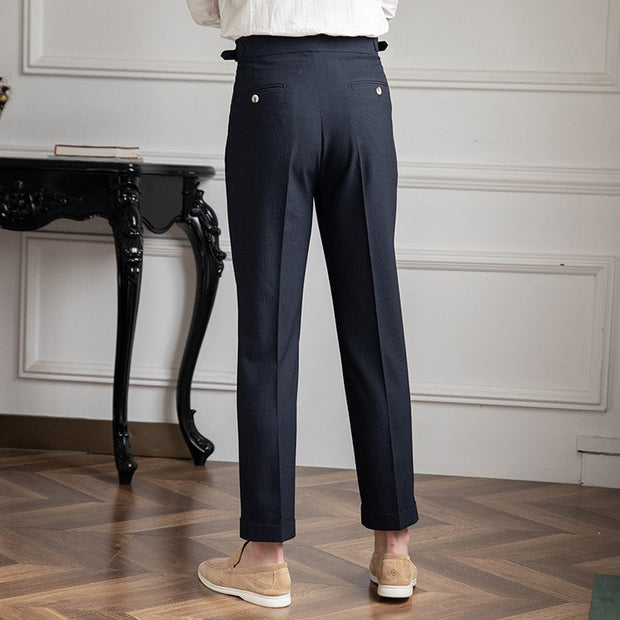 Jesse | Stylish Pleated High Waist Trousers For Men