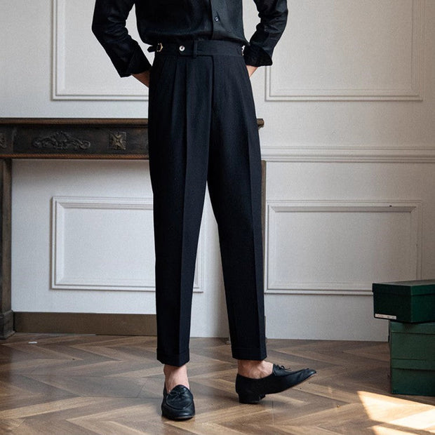Jesse | Stylish Pleated High Waist Trousers For Men