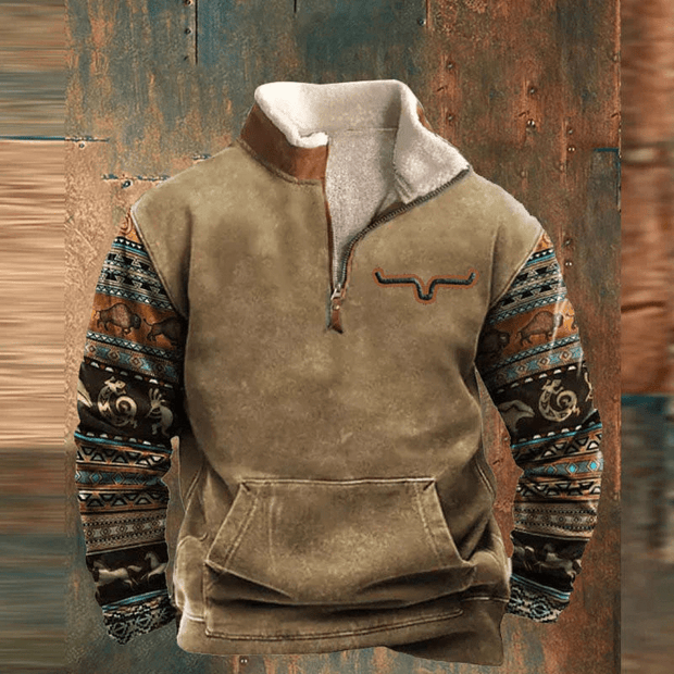 Dakota™ | Graphic Zip-Up Sweatshirt For Men
