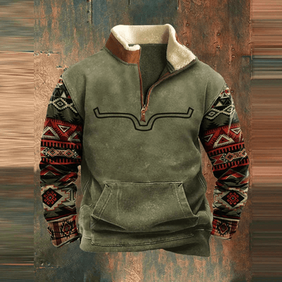Dakota™ | Graphic Zip-Up Sweatshirt For Men