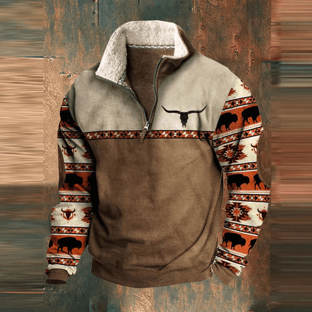 Dakota™ | Graphic Zip-Up Sweatshirt For Men