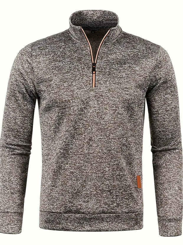 Dann | Zip-Up Pullover Sweatshirt For Men