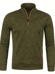 Dann | Zip-Up Pullover Sweatshirt For Men