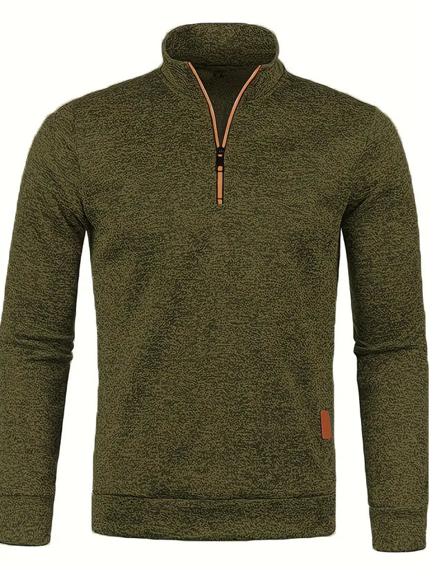 Dann | Zip-Up Pullover Sweatshirt For Men