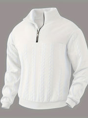 Rafael – Vintage Sweater with Zipper For Men