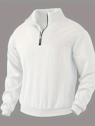 Rafael – Vintage Sweater with Zipper For Men