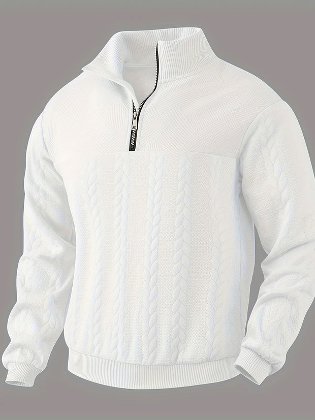 Rafael – Vintage Sweater with Zipper For Men