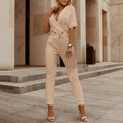 JESSICA | Elegant Summer V-neck Jumpsuit Playsuit