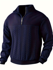 Rafael – Vintage Sweater with Zipper For Men