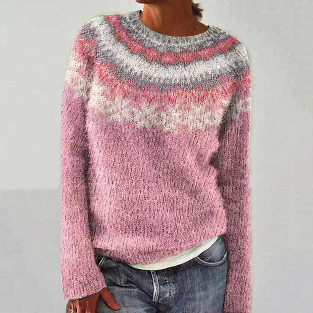 ELOWEN - LUXURIOUS RETRO ICELANDIC SWEATER