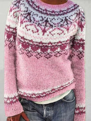 ELOWEN - LUXURIOUS RETRO ICELANDIC SWEATER