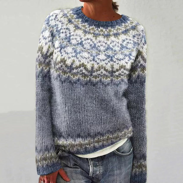 ELOWEN - LUXURIOUS RETRO ICELANDIC SWEATER