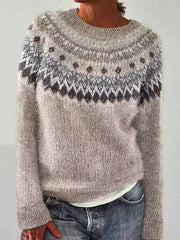 ELOWEN - LUXURIOUS RETRO ICELANDIC SWEATER