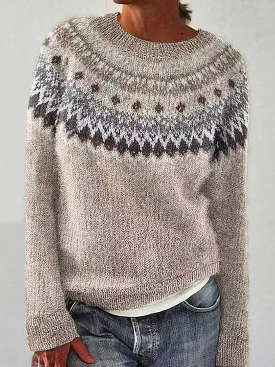 ELOWEN - LUXURIOUS RETRO ICELANDIC SWEATER