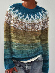 ELOWEN - LUXURIOUS RETRO ICELANDIC SWEATER