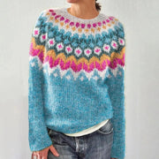 ELOWEN - LUXURIOUS RETRO ICELANDIC SWEATER