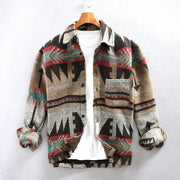 Benjamin™ | Stylish Tribal Print Button-Up Jacket For Men