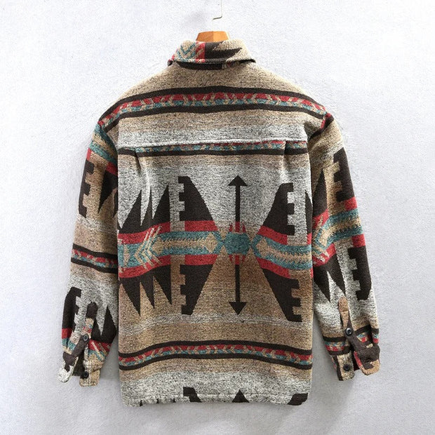 Benjamin™ | Stylish Tribal Print Button-Up Jacket For Men