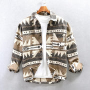 Benjamin™ | Stylish Tribal Print Button-Up Jacket For Men